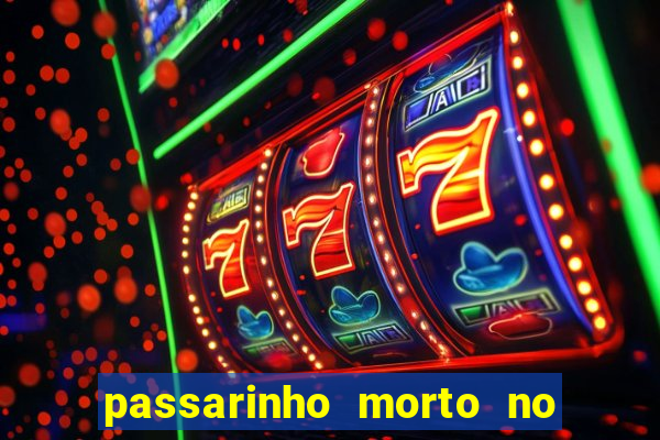 passarinho morto no quintal significado espiritual